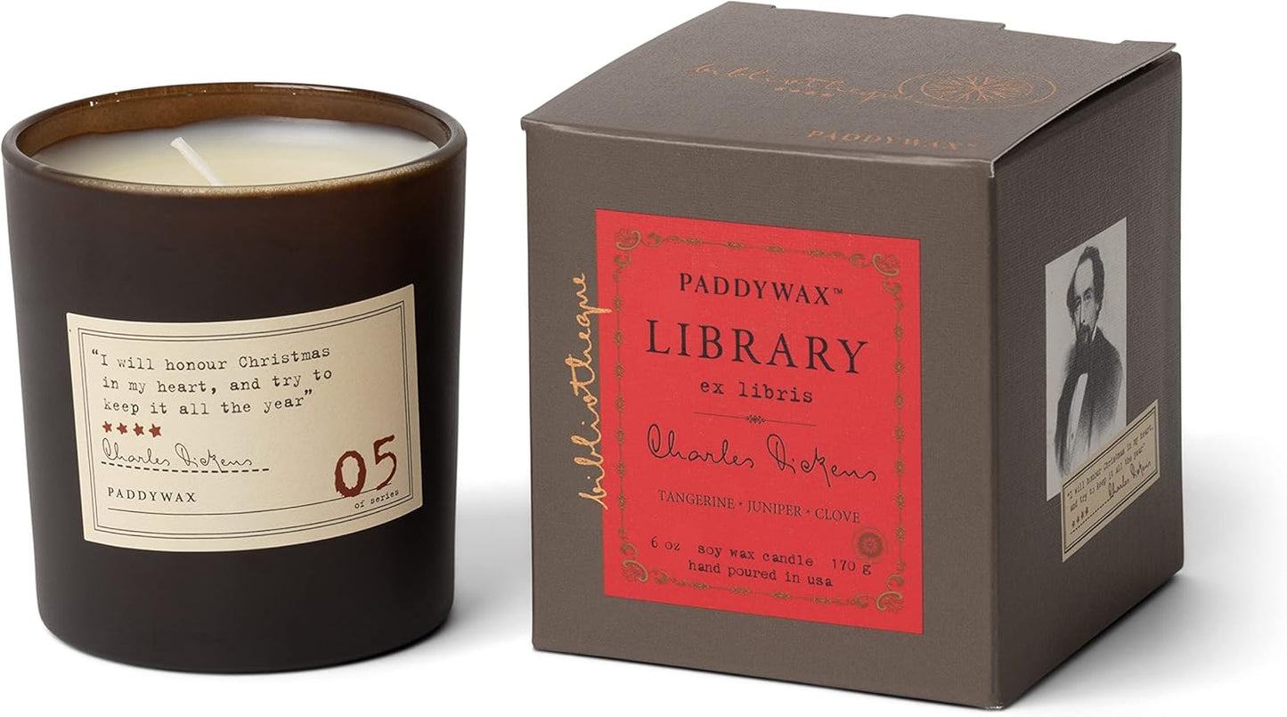 Paddywax Scented Candles - Library Edition - Charles Dickens